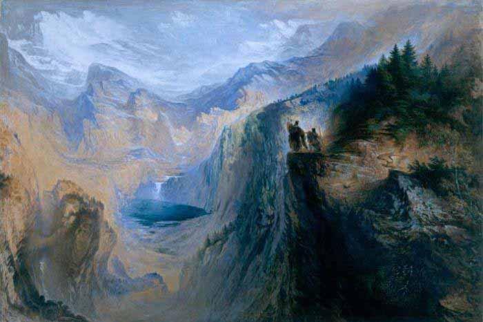 John Martin Manfred on the Jungfrau china oil painting image
